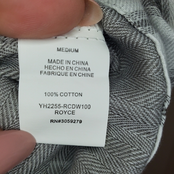 Thread & Supply Cropped Button Down Sz M - Picture 5 of 5